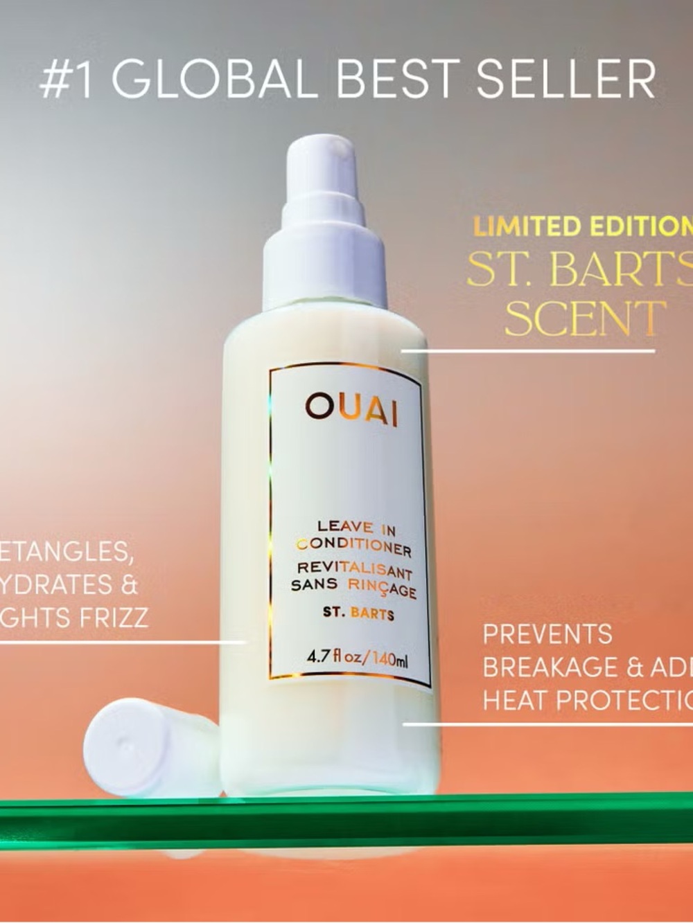 OUAI Saint Barts 3 Piece Season’s Greetings Limited Edition Set New In Box - Picture 7 of 9